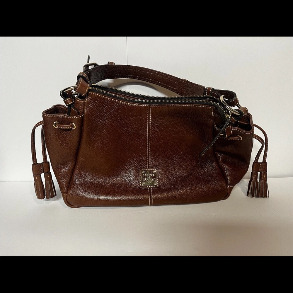 Dooney & Bourke Brown Leather Shoulder Bag J8945217